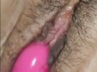 Sticking vibrator and dick in Step-mom at the same time!