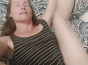 My Turn to Hold the Camera While He Licks and Fucks my Pussy - homemade sex with older mom