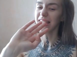 russo, amador, anal, hardcore, dedos, webcam