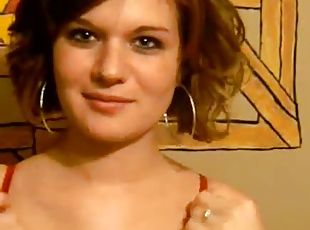 Gorgeous Amateur Teen Giving Amazing Head in Homemade POV Vid