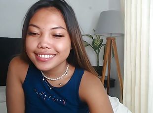 asiático, masturbación, coño-pussy, amateur, webcam, impresionante, erótico
