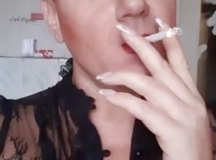 travesti, anal, kızıl-saçlı, yüzle-ilgili, meni, sigara-içme, emme