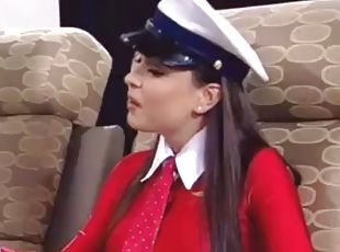 lesben, stewardess