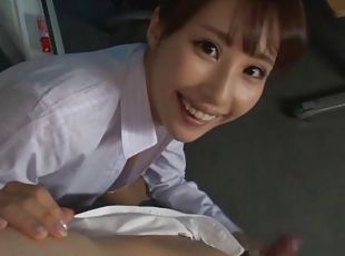 Ayami is always pleased to have some kinky fun with the stiff boner