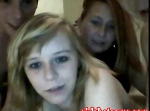 Hot foursome sexy girl webcam show