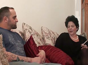 Rich Step-grandmother Pressure Step- For Hard Cock