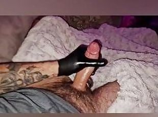 Greasy uncut daddy cock with cock pump and dick slapping. Full 20 minute video on OF.