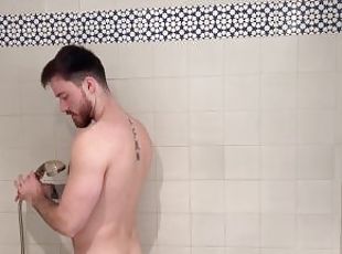 banhos, pai, peluda, amador, gay, fetiche, chuveiro, sozinho, paizinho, musculado