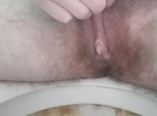 klitoris, pissing, pussy, amatør, toalett, fetisj, alene