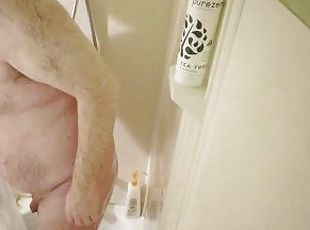 Little Sissy Sub Dances and poses Sexy in the shower Hot Soapy Action POV Point of View HD