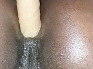 Petite ebony Trying out anal for the first time????????????