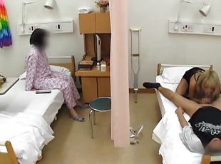 Japanese bitch seduces a man and fucks him in a hospital ward