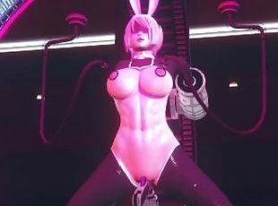Bunny cosplay 2b sex machine