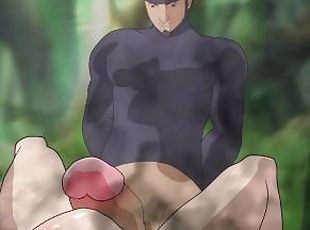 Asuma Sensei knows how to rub yummy cock