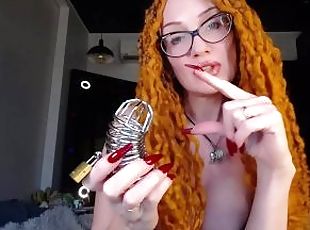 Cuckold chastity (preview of custom video) DM if you want purchase full video or order custom