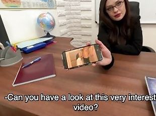 MY TEACHER FOUND MY SEX VIDEO ON MY PHONE