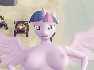 Guy fucks Twilight Sparkle in a missionary pose Creampie MLP My Little Pony Friendship is Magic