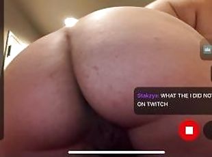 CHUBBY GIRL WITH BIG BOOBIES FAT PUSSY AND ASS TWITCH NUDY SPEED RUN