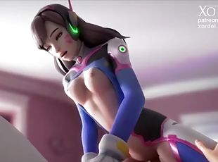 D.Va Loves To Ride Your Big Cock
