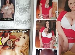 Masturbating in a porn magazine