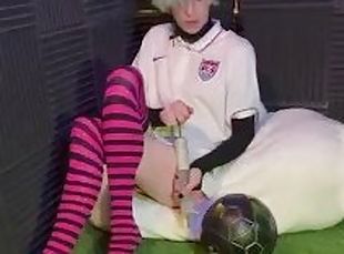Smoking Bowls and Scoring Goals(Femboy Cums In His Mouth????)