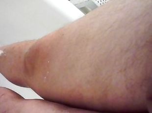 Pissing on Flour Covered Feet and Toes