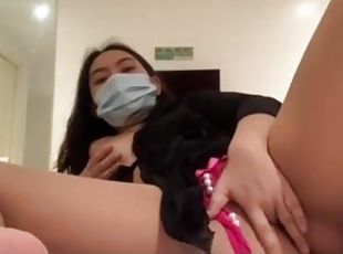 asiatique, clito, masturbation, amateur, ados, ejaculation-interne, solo, philippine, tatouage