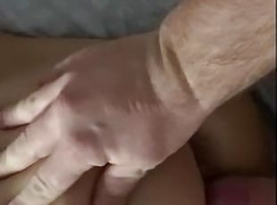 Natural Petite Milf ‘s Tight Pussy eaten and fucked Ends with Cream Pie ( watch dripping at end )