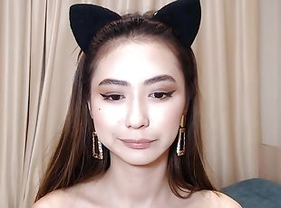 asiatique, amateur, japonais, webcam, solo, brunette