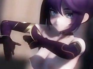 ?MMD R-18 SEX DANCE?MONA DANCING GETS NAKED AND SHOWS HER TITS AND HER ASS HOT DANCE ???????[MMD]