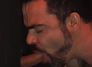 DILF Dolan Wolf fucked by gay Nathan Hope after gloryhole BJ