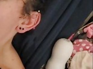 Watch your eyes! Blowing loads in her face. Cum shot compilation