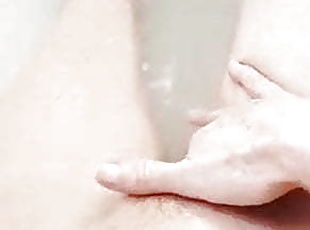 caro touching herself in bath