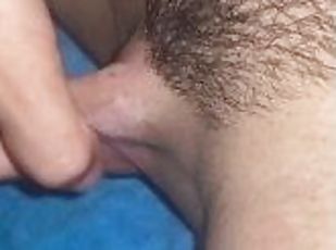 clito, énorme, masturbation, orgasme, fellation, lesbienne, rasé, sucer