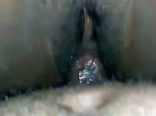 Ugly pussy being fucked in the cowgirl pose in homemade POV