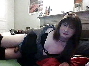 transvestit, moden, fransk, webcam