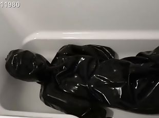 baden, sadomasochismus, fetisch, dusche, rubber