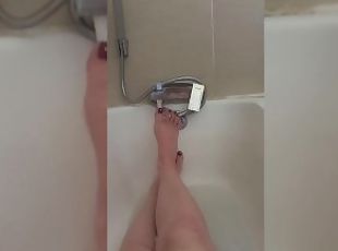 الاستحمام, هواة, أقدام, أصابع