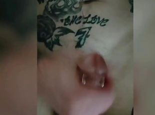 masturbare-masturbation, amatori, jet-de-sperma, pirsing, solo, realitate, tatuaj