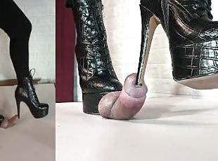 amateur, ejaculation-sur-le-corps, hardcore, bdsm, butin, italien, maîtresse, branlette-avec-les-pieds, bottes, femme-dominatrice