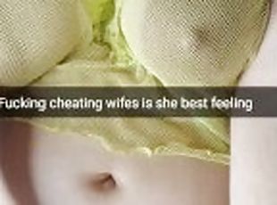 Fucking cheating wife`s pussy is the best feeling ever - Cuckold Snapchat Captions