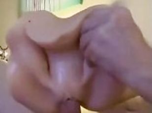First video cumming, its a big thick load too