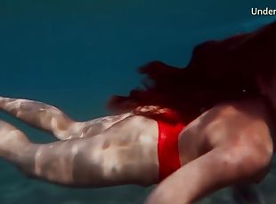 Swimming Naked Beauties On Tenerife