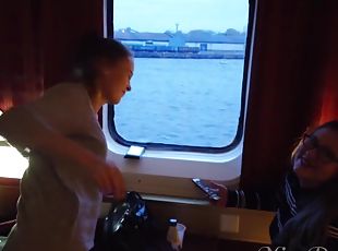 Highschool Girls Cruise To Sweden Strapon Train Tight Pussy Buffet - Lesbian Orgy And Miss Pussycat