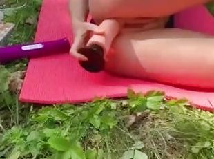 Masturbation and fisting in the PARK  ????????????