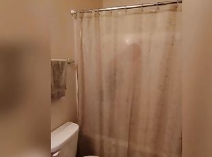 banyo-yapma, mastürbasyon-masturbation, amatör, duş, tek-kişilik, antreman