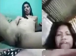 azijski, orgija, skupinski-seks, fingering, filipinka