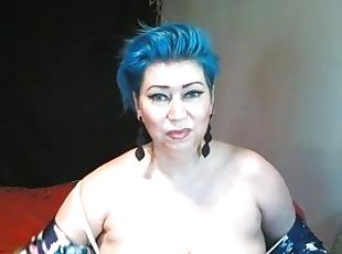 I fuck my bluehaired mature miracle for the delight of people! Drive your horny slut to madness!!!