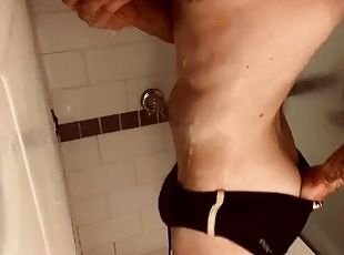 bañando, masturbación, amateur, corrida, ducha, a-solas, holandesa, calientapollas, entrenamiento