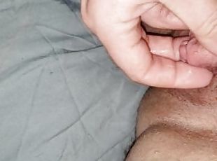 klitoris, mastürbasyon-masturbation, amcık-pussy, amatör, oyuncak, birdenbire, tek-kişilik, islak